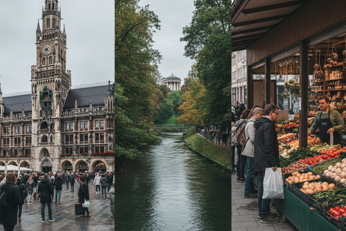 Marienplatz and Neues Rathaus in Munich